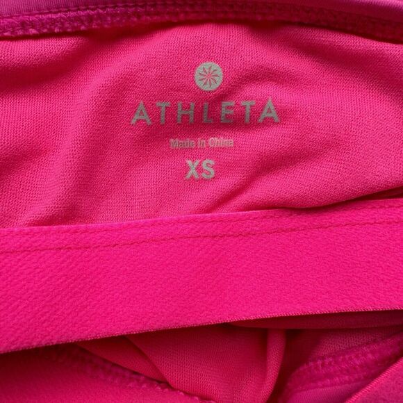 Athleta Swim Suit Tankini Top Size XS Navy Neck Tie EUC Beach Vacation - Picture 3 of 5